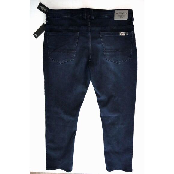 Buffalo David Bitton Men's Sz 36x32 Blue Evan-X Slim Straight Stretch Jeans - Picture 2 of 9